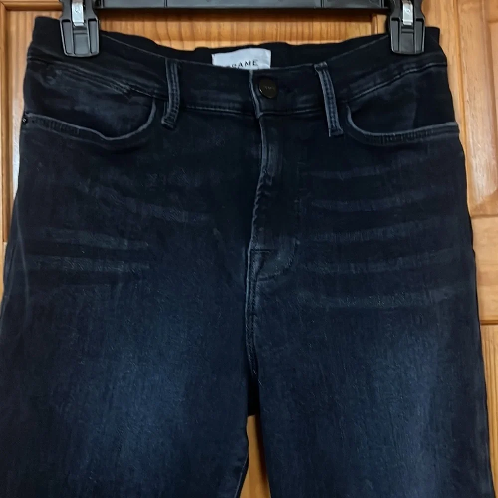Frame Le High Skinny Jeans in Seaway - Picture 2 of 12